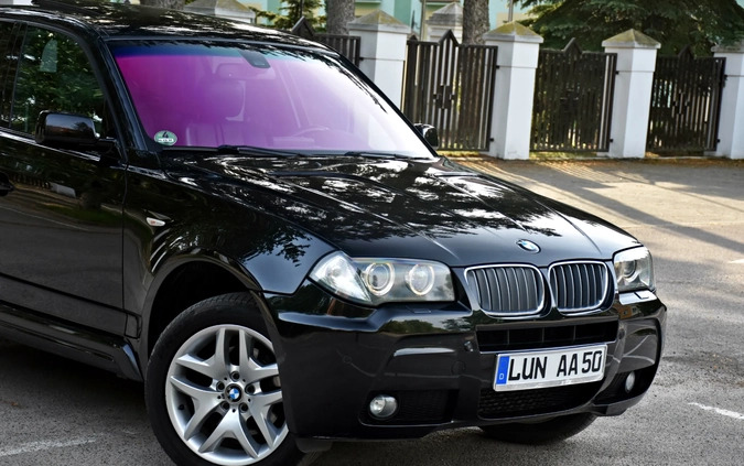 BMW X3 cena 31900 przebieg: 272541, rok produkcji 2007 z Pakość małe 781